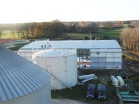 Einbau der Wandelemente